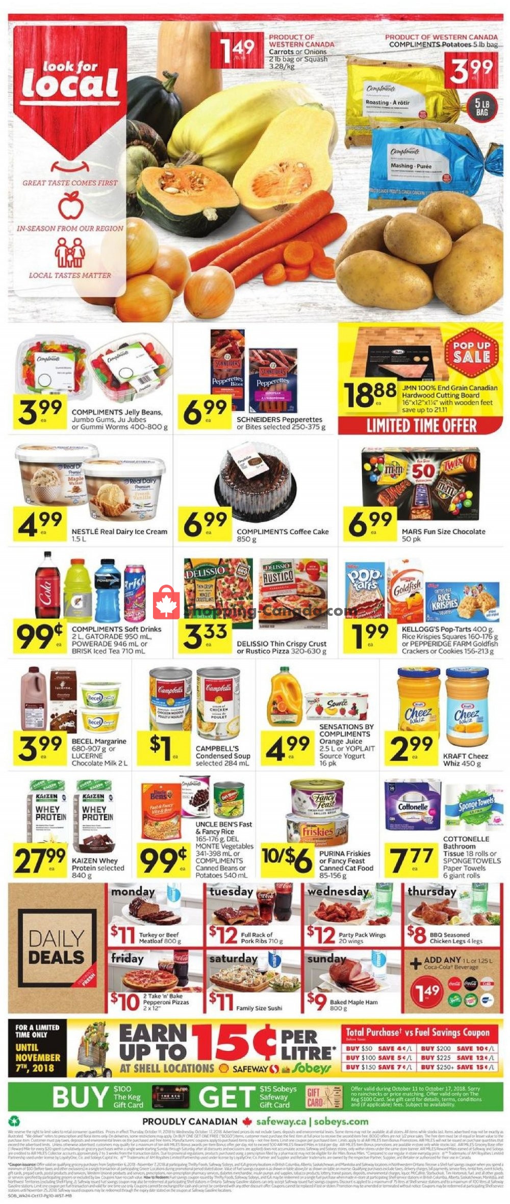 Safeway flyer from Thursday October 11, 2018 to Wednesday October 17, 2018 - page 2