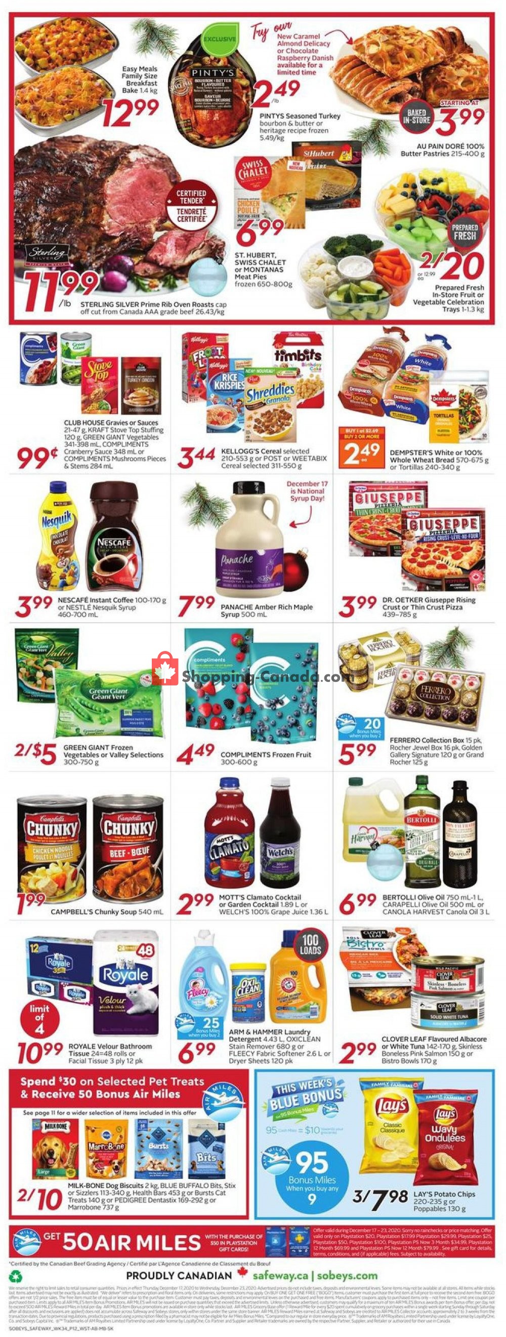 Safeway flyer from Thursday December 17, 2020 to Thursday December 24, 2020 - page 18