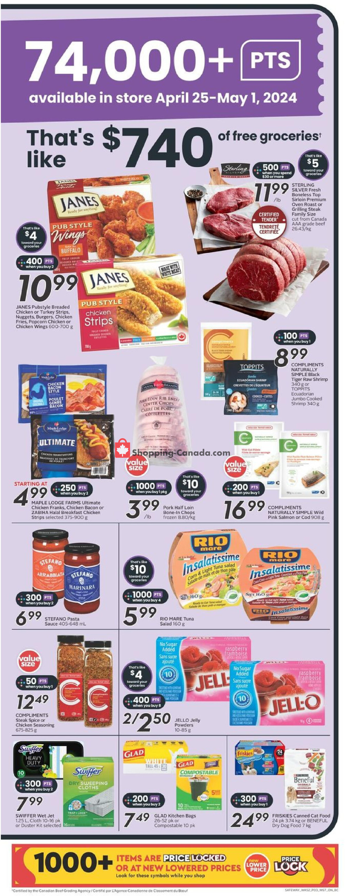 Safeway flyer from Thursday April 25, 2024 to Wednesday May 1, 2024 - page 9