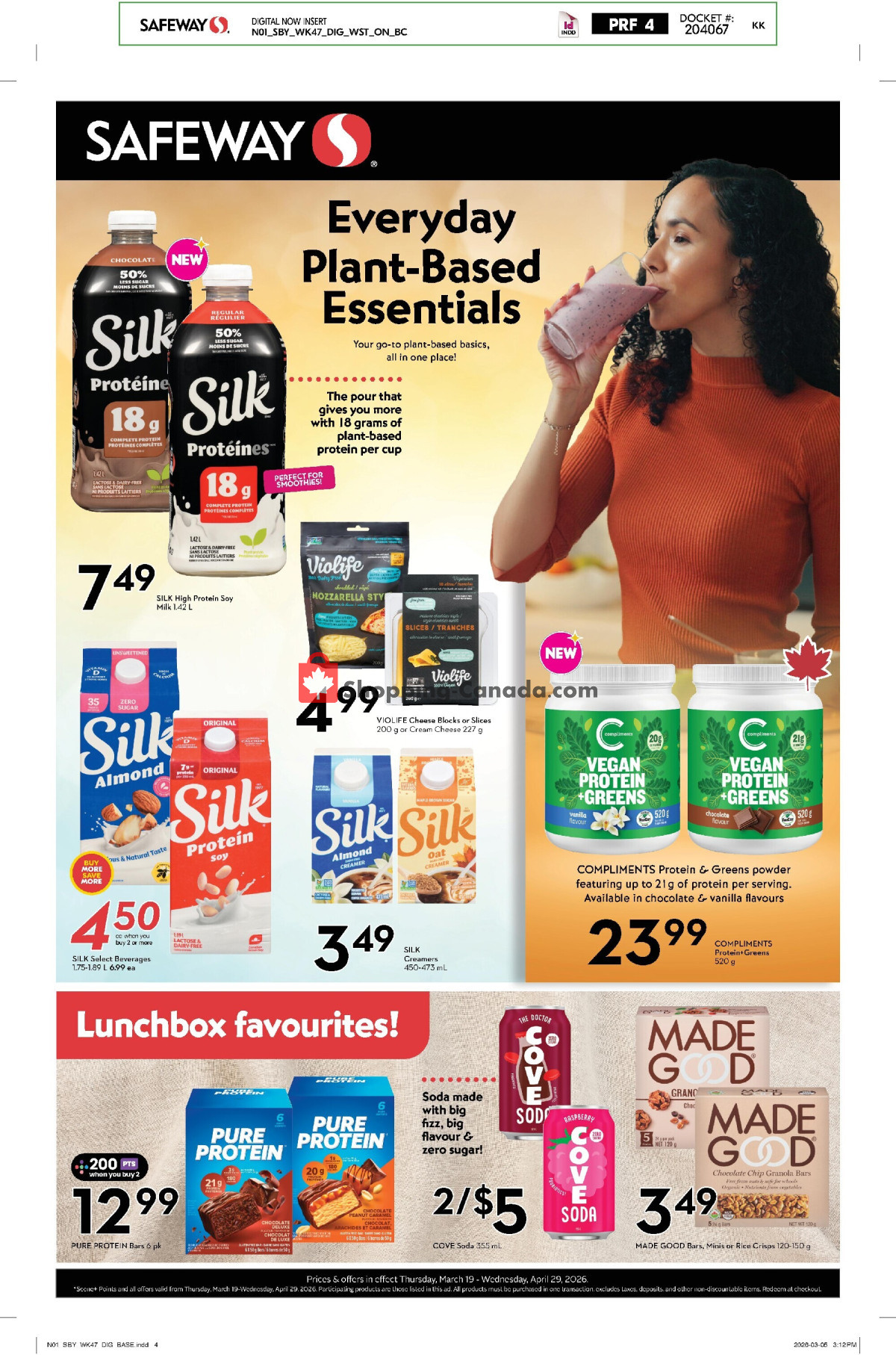 Safeway flyer from Thursday March 19, 2026 to Wednesday April 29, 2026 - page 1