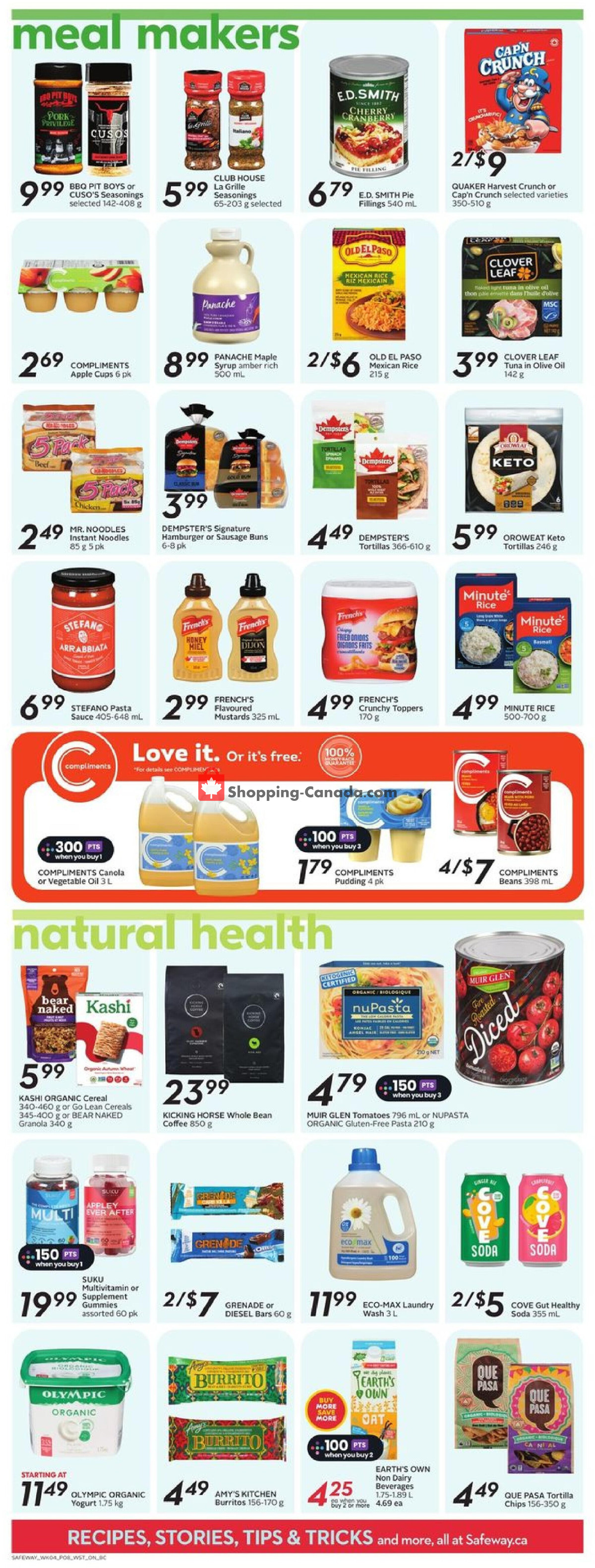 Safeway flyer from Thursday May 23, 2024 to Wednesday May 29, 2024 - page 16
