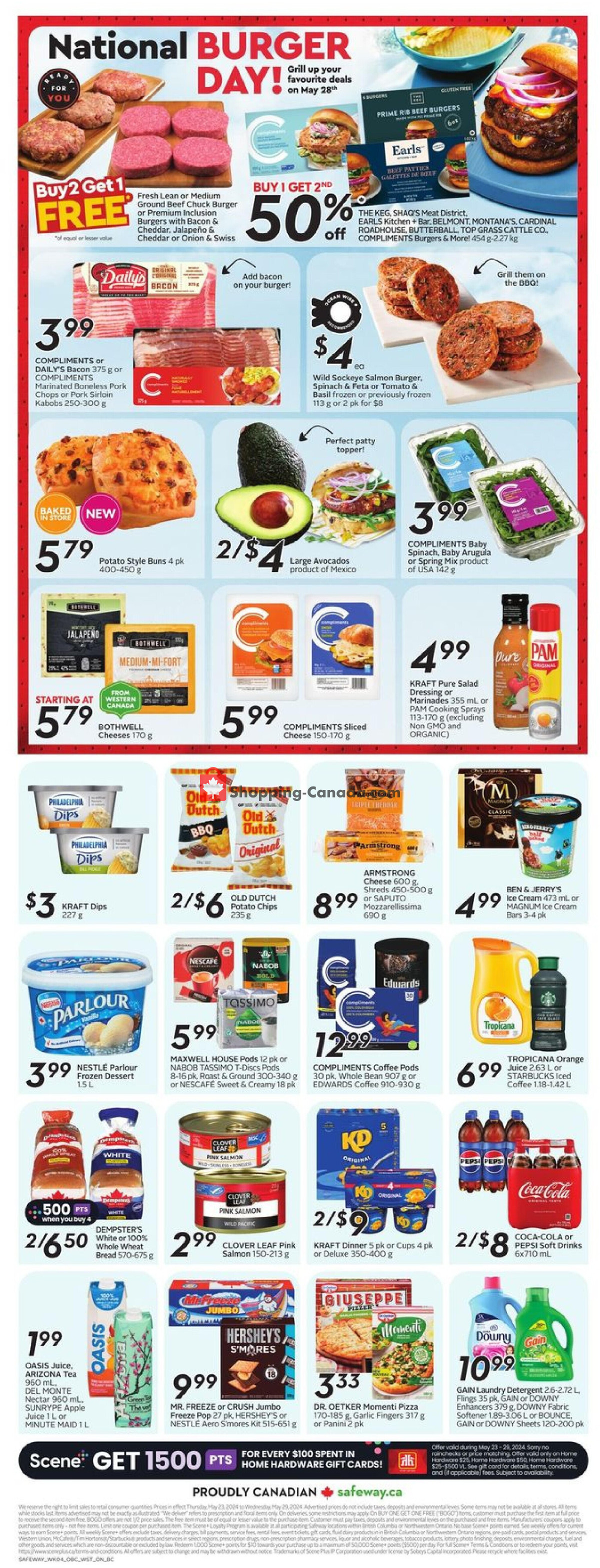 Safeway flyer from Thursday May 23, 2024 to Wednesday May 29, 2024 - page 4