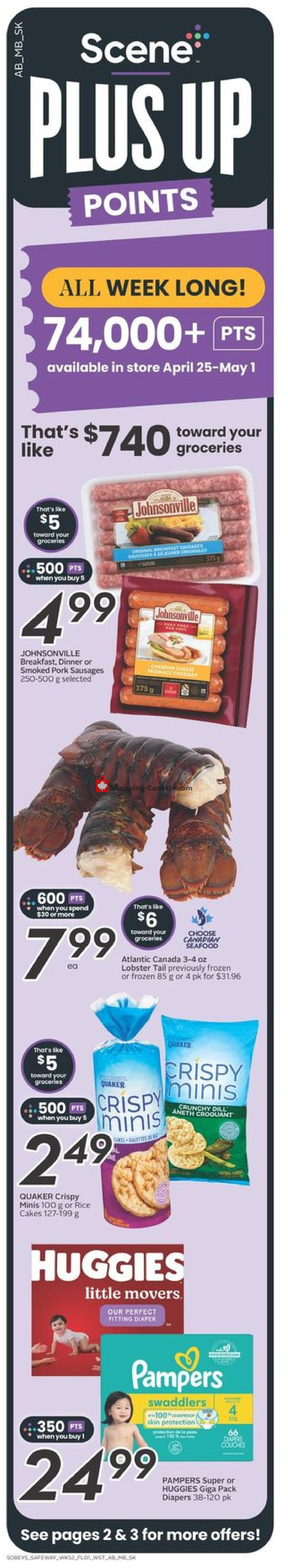 Safeway flyer from Thursday April 25, 2024 to Wednesday May 1, 2024 - page 2