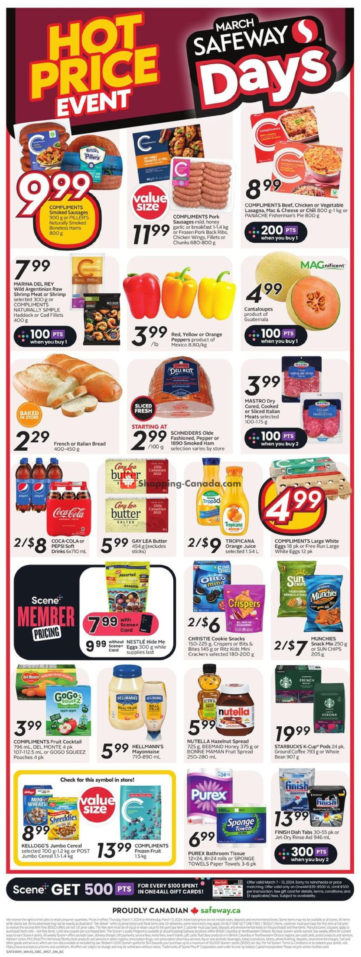Safeway flyer from Thursday March 7, 2024 to Wednesday March 13, 2024 - page 4