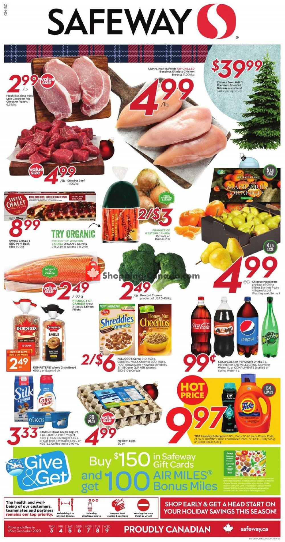 Safeway Canada, flyer (Special Offer BC) December 3 December 9