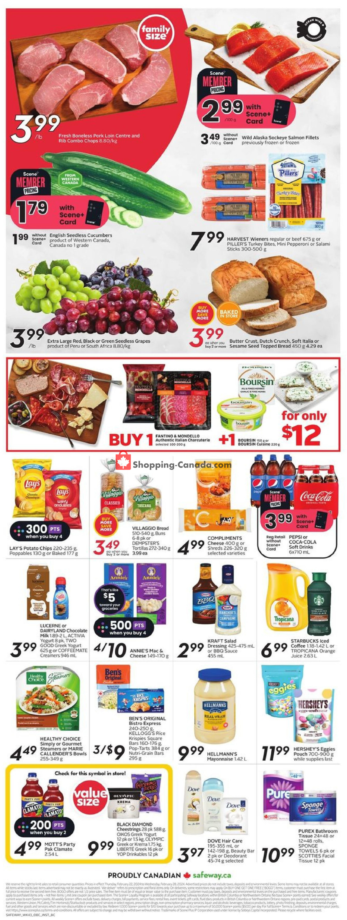 Safeway flyer from Thursday February 22, 2024 to Wednesday February 28, 2024 - page 4