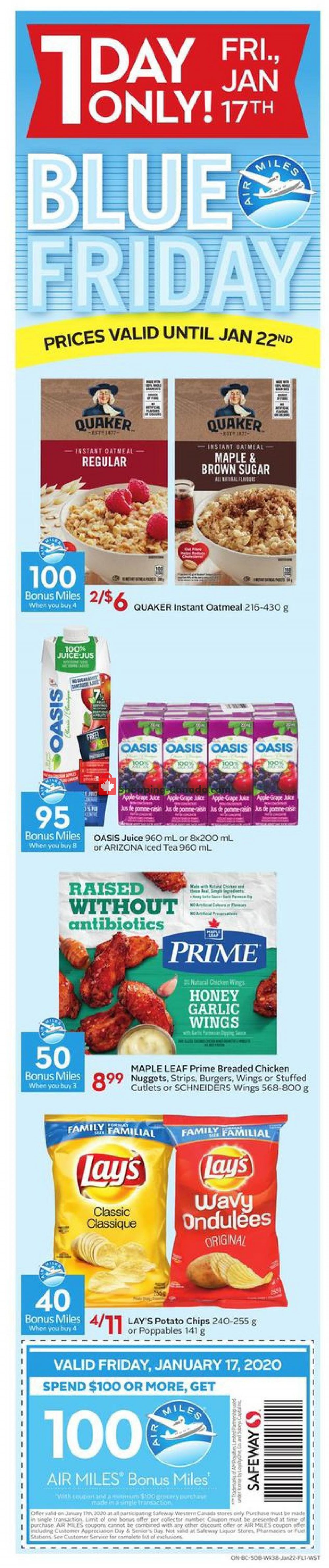 Safeway flyer from Thursday January 16, 2020 to Wednesday January 22, 2020 - page 2