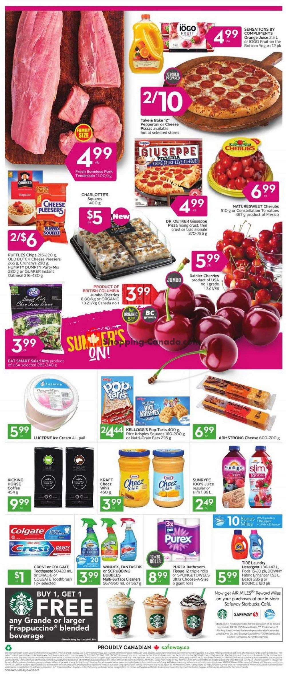 Safeway flyer from Thursday July 11, 2019 to Wednesday July 17, 2019 - page 12