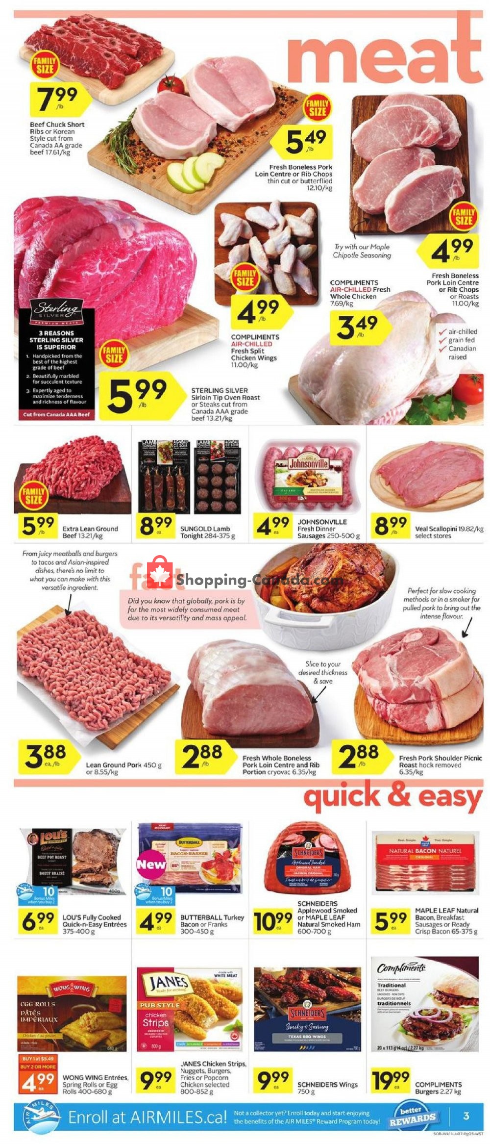 Safeway flyer from Thursday July 11, 2019 to Wednesday July 17, 2019 - page 3