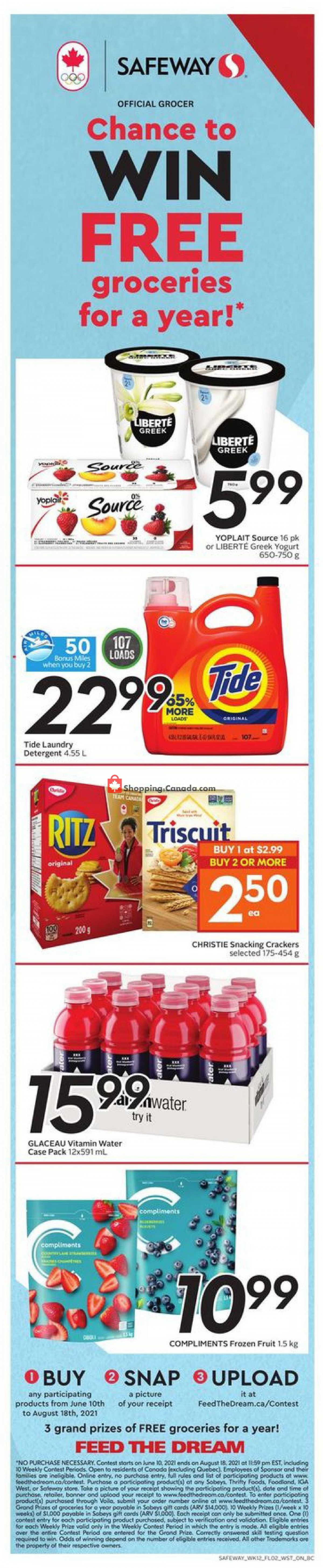 Safeway flyer from Thursday July 15, 2021 to Wednesday July 21, 2021 - page 3