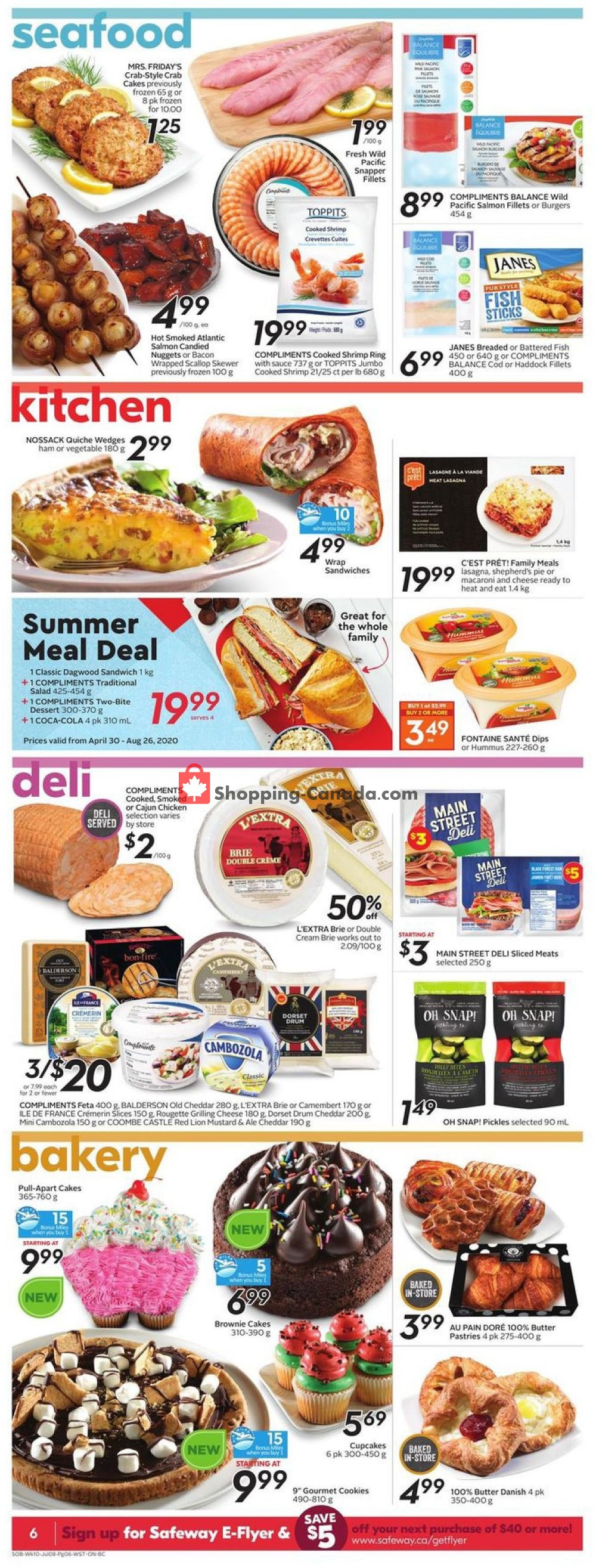 Safeway flyer from Thursday July 2, 2020 to Wednesday July 8, 2020 - page 10