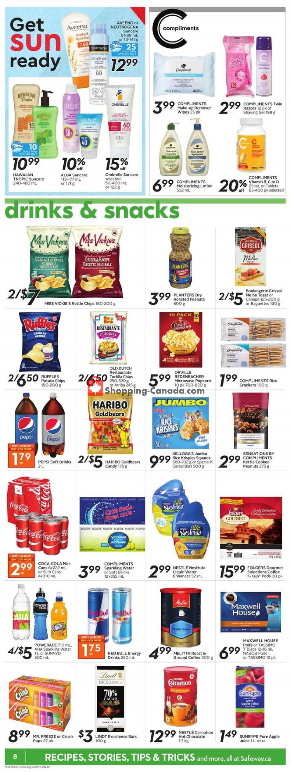 Safeway flyer from Thursday July 2, 2020 to Wednesday July 8, 2020 - page 14