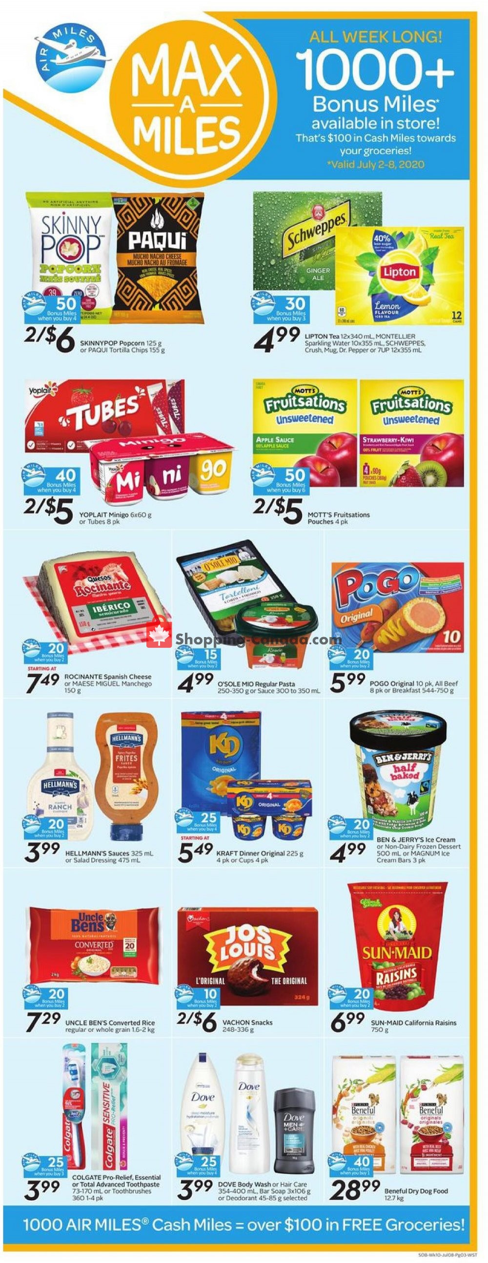 Safeway flyer from Thursday July 2, 2020 to Wednesday July 8, 2020 - page 6