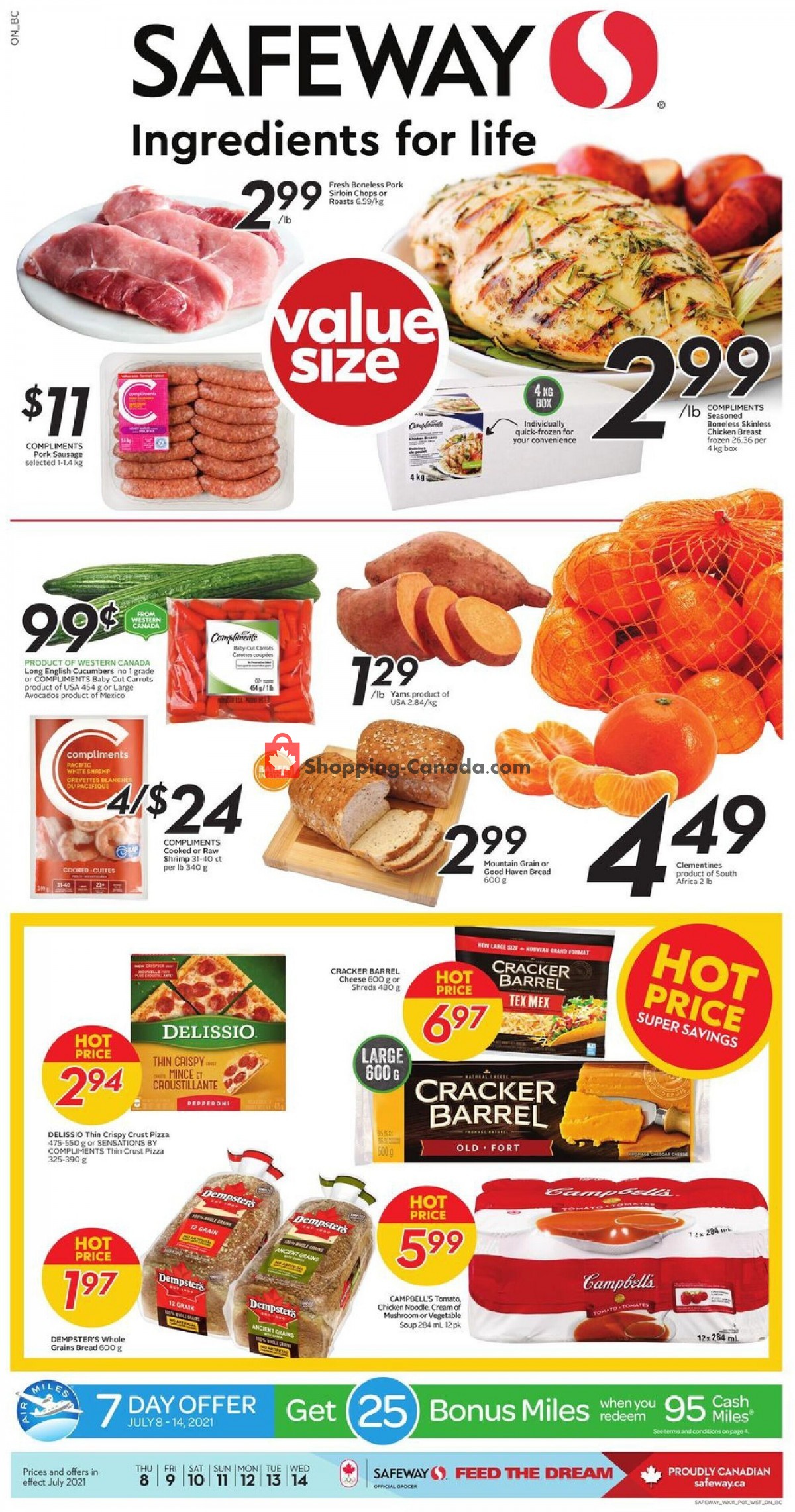 Safeway Canada, flyer (Special Offer BC) July 8 July 14, 2021