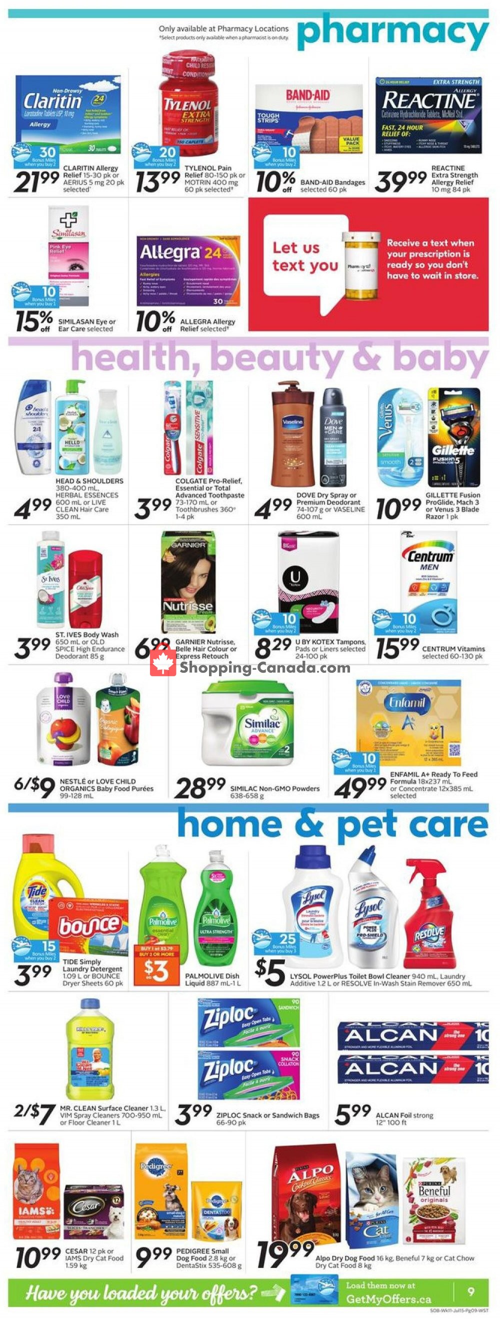 Safeway flyer from Thursday July 9, 2020 to Wednesday July 15, 2020 - page 15