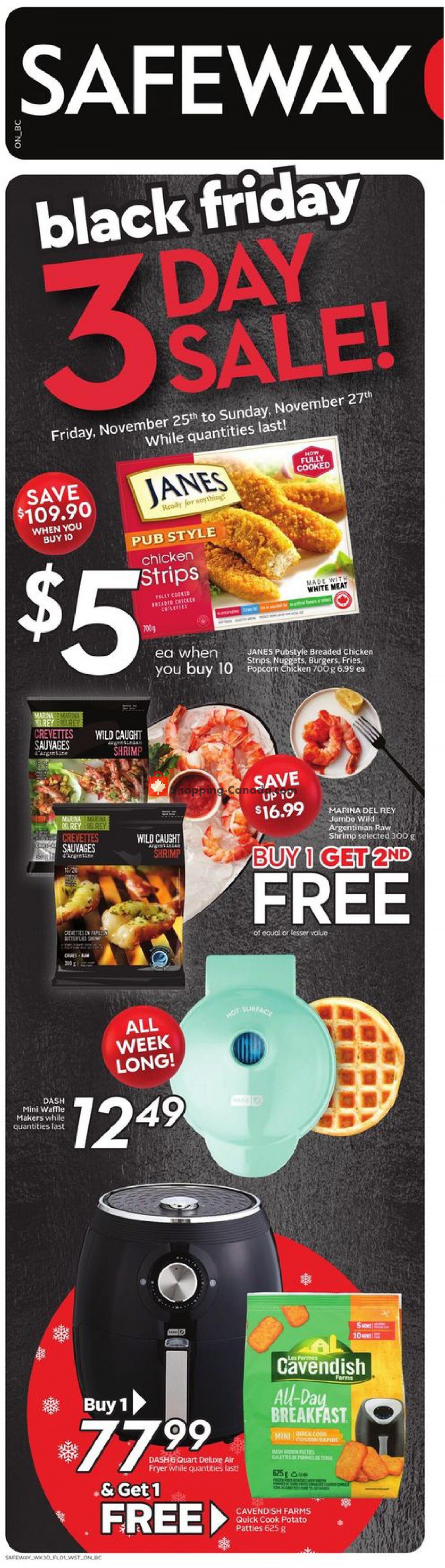 Safeway flyer from Thursday November 24, 2022 to Wednesday November 30, 2022 - page 2