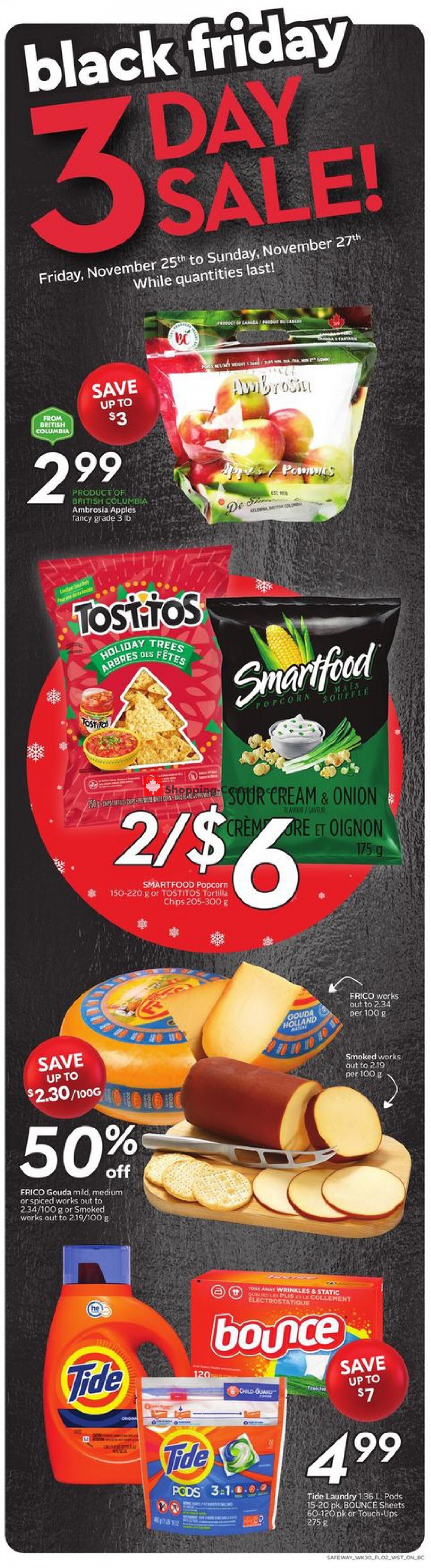 Safeway flyer from Thursday November 24, 2022 to Wednesday November 30, 2022 - page 3