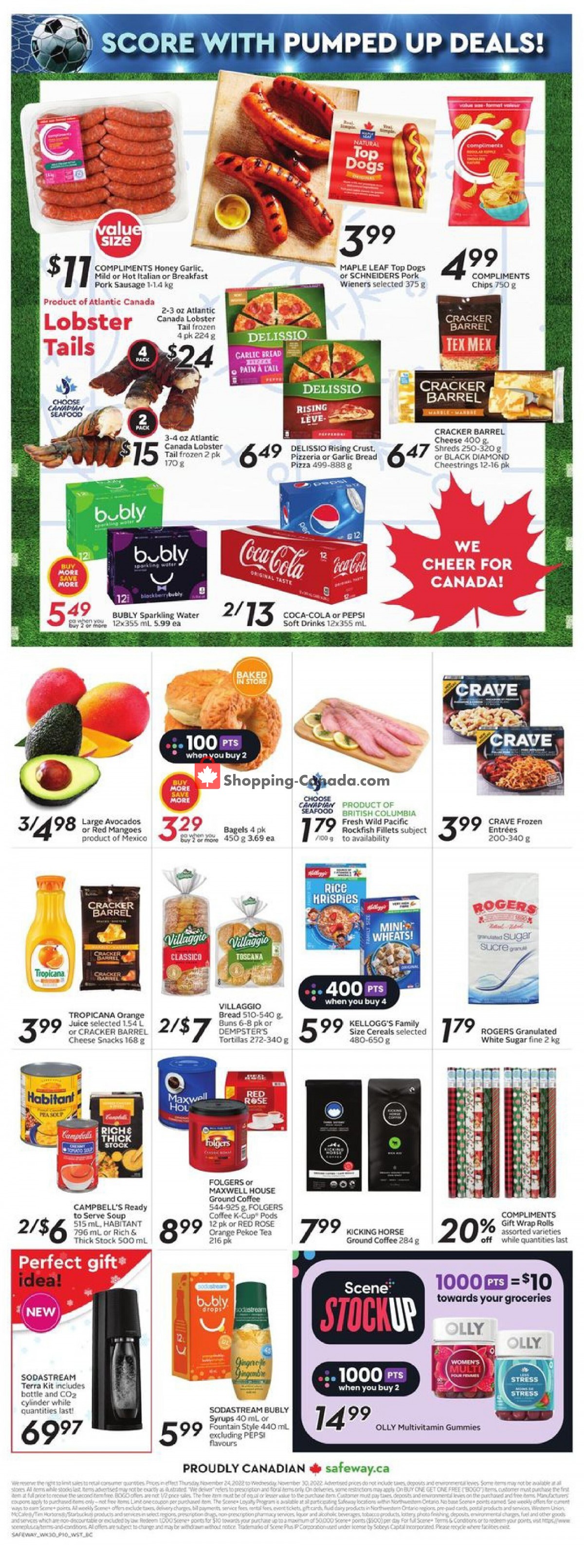 Safeway flyer from Thursday November 24, 2022 to Wednesday November 30, 2022 - page 4