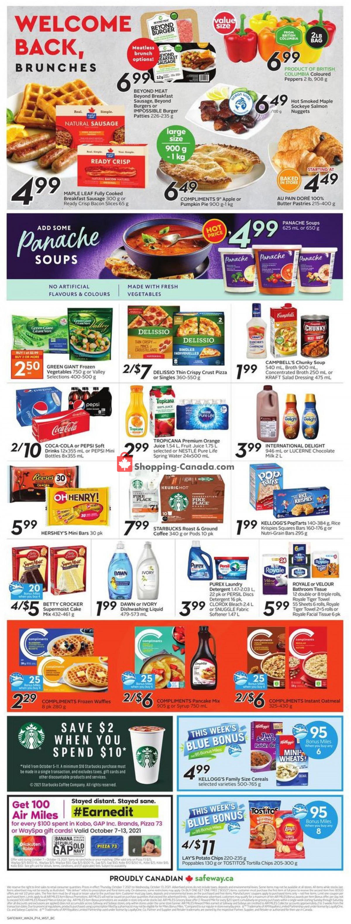 Safeway flyer from Thursday October 7, 2021 to Wednesday October 13, 2021 - page 4