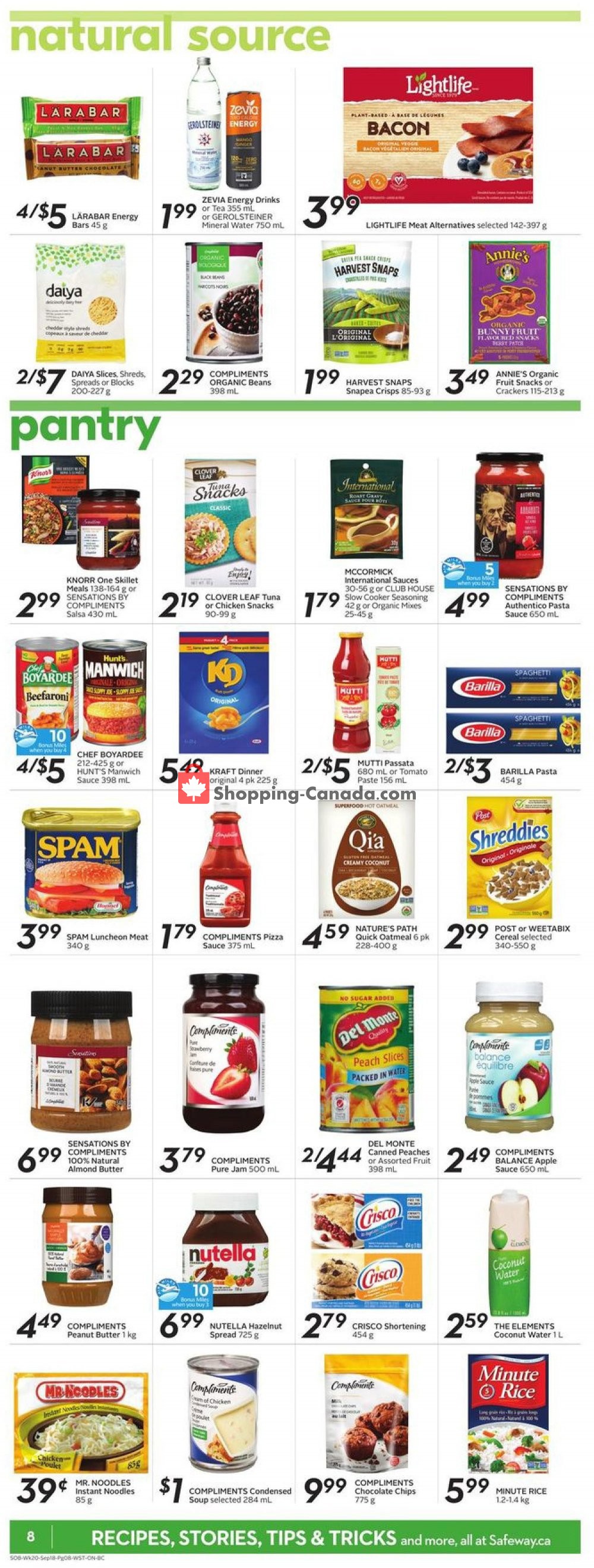 Safeway flyer from Thursday September 12, 2019 to Wednesday September 18, 2019 - page 13