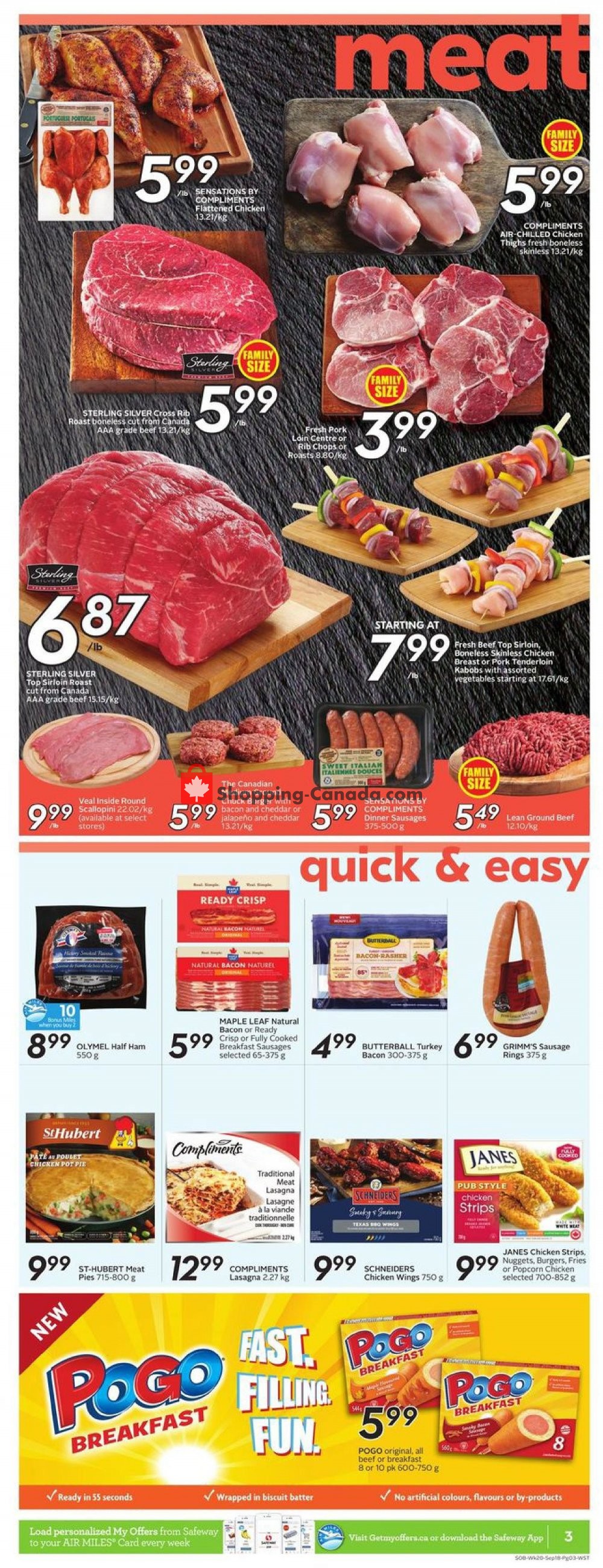 Safeway flyer from Thursday September 12, 2019 to Wednesday September 18, 2019 - page 3