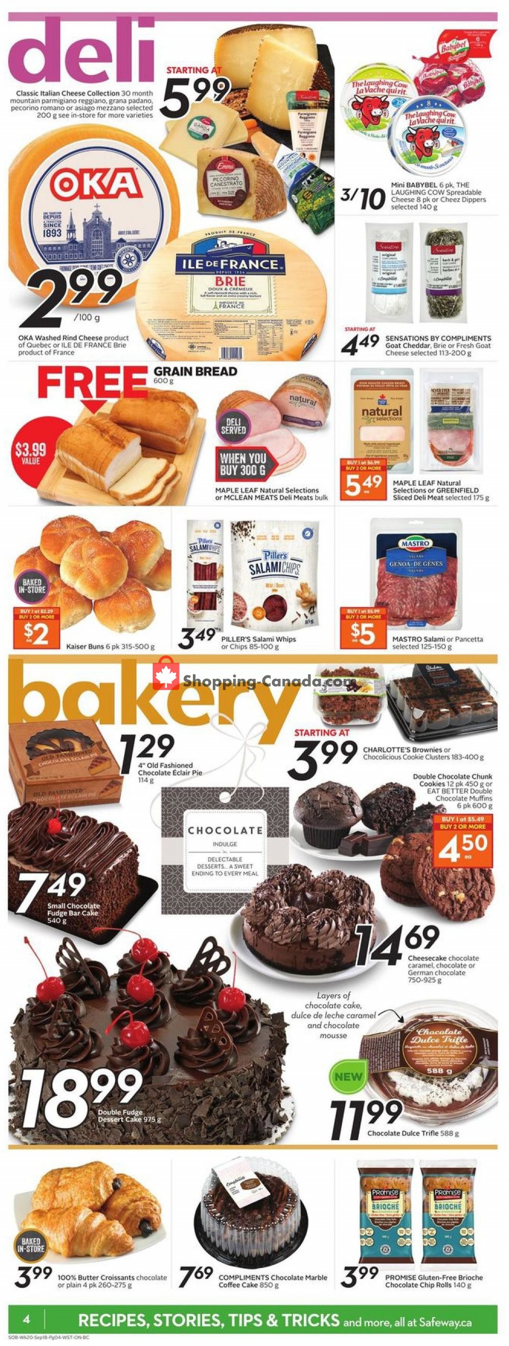Safeway flyer from Thursday September 12, 2019 to Wednesday September 18, 2019 - page 6