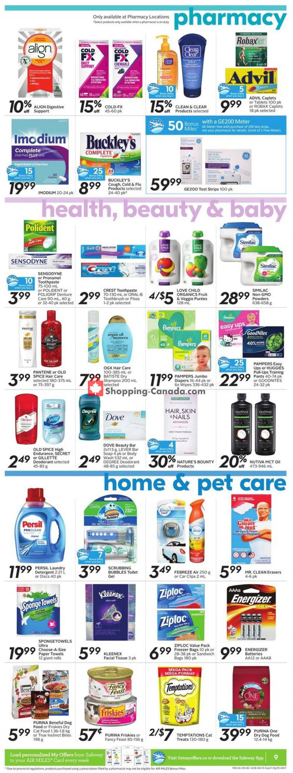 Safeway flyer from Thursday September 5, 2019 to Wednesday September 11, 2019 - page 12