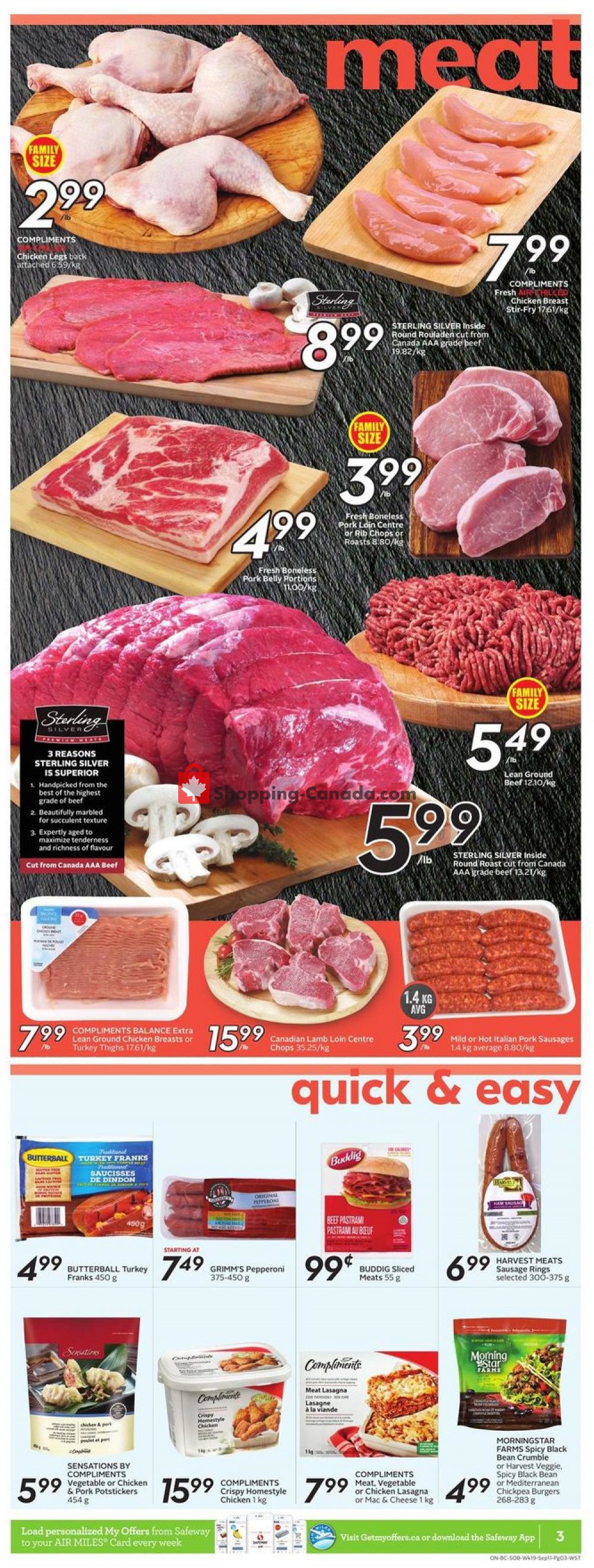 Safeway flyer from Thursday September 5, 2019 to Wednesday September 11, 2019 - page 3