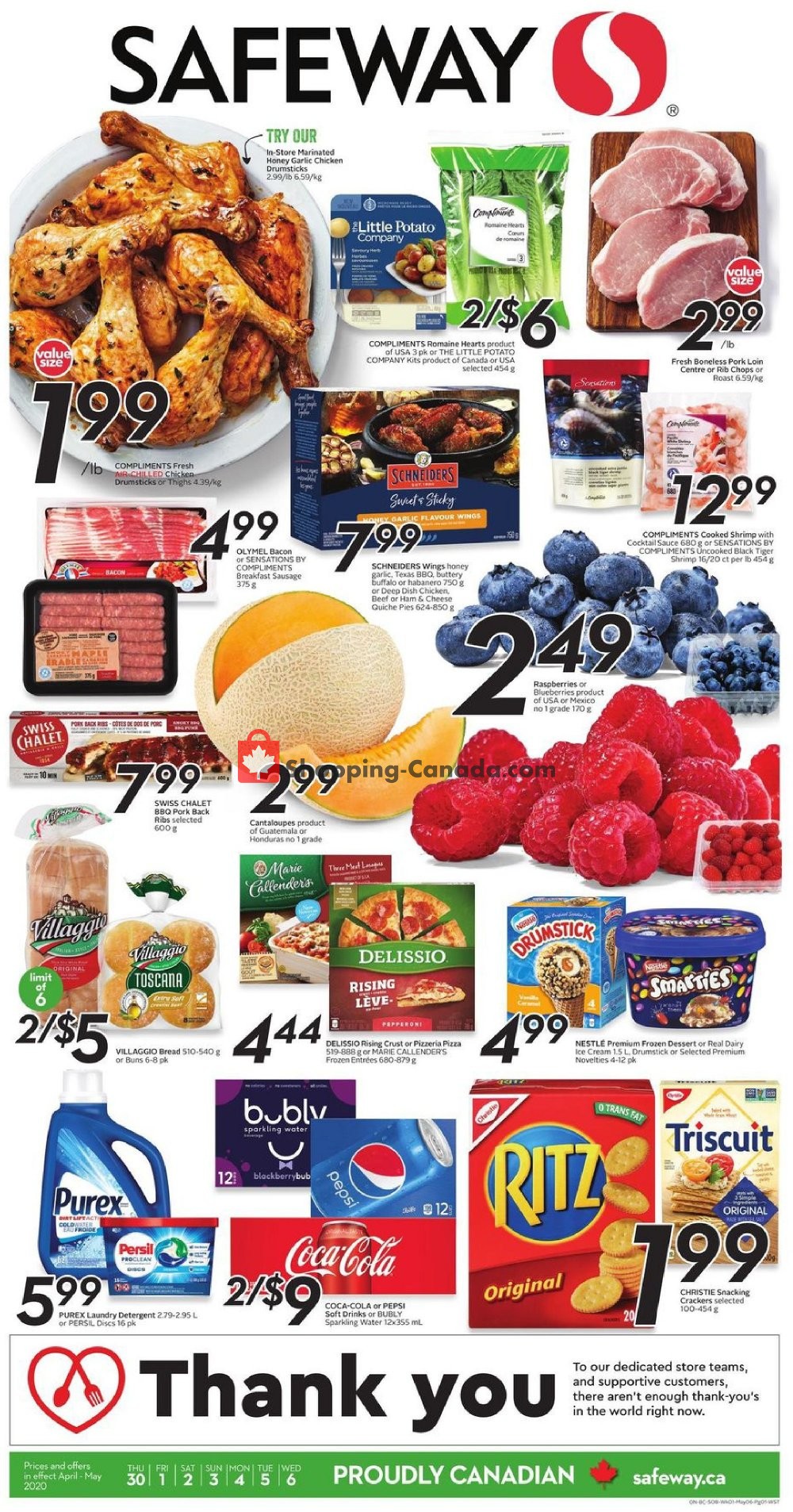 Safeway Canada, flyer (Special offer ON) April 30 May 6, 2020