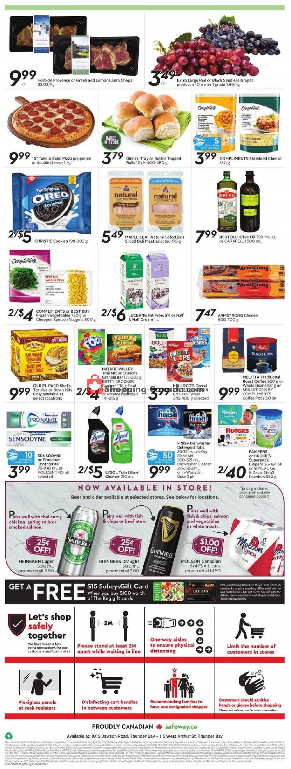 Safeway flyer from Thursday April 30, 2020 to Wednesday May 6, 2020 - page 17