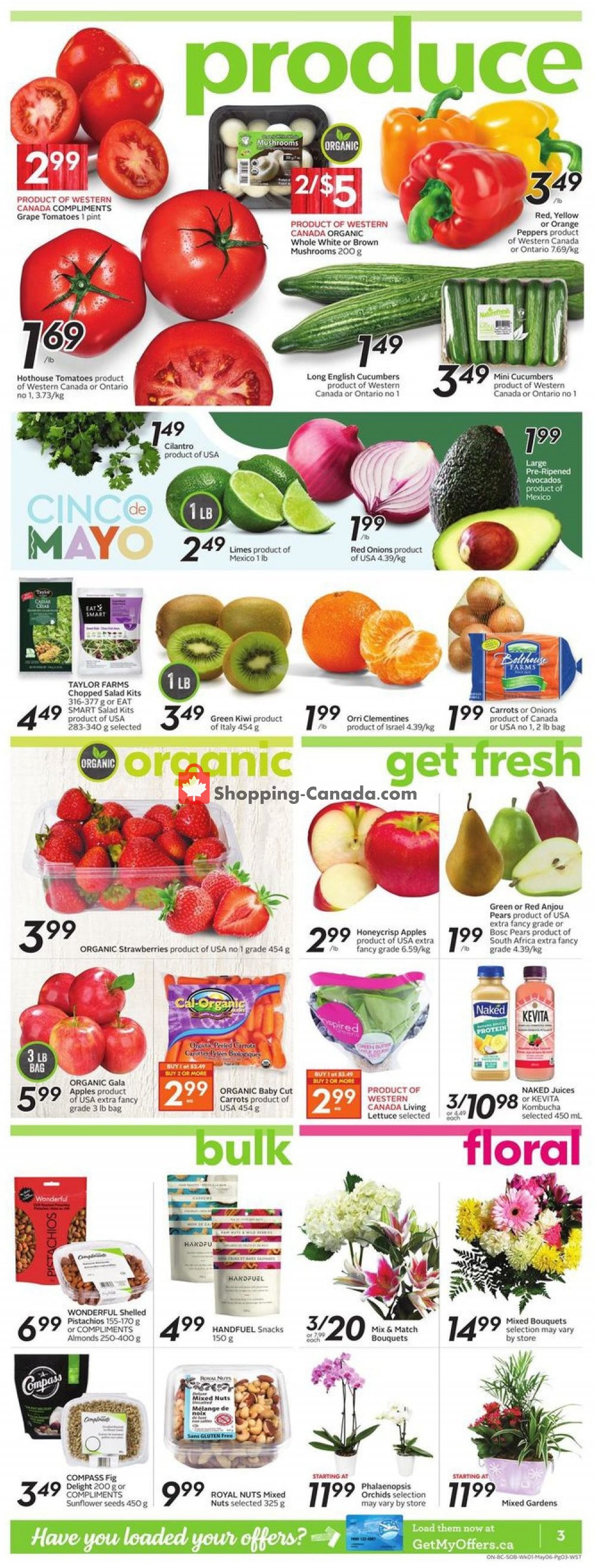 Safeway flyer from Thursday April 30, 2020 to Wednesday May 6, 2020 - page 3