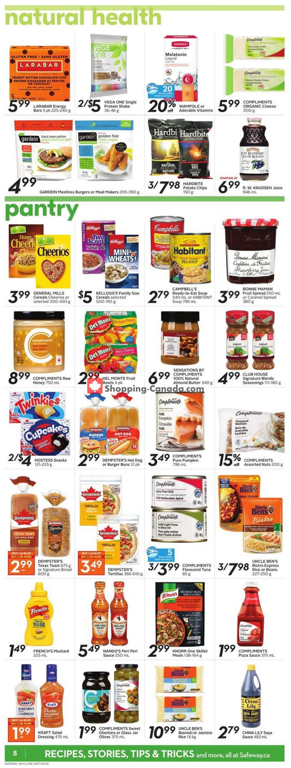 Safeway flyer from Thursday August 6, 2020 to Wednesday August 12, 2020 - page 15