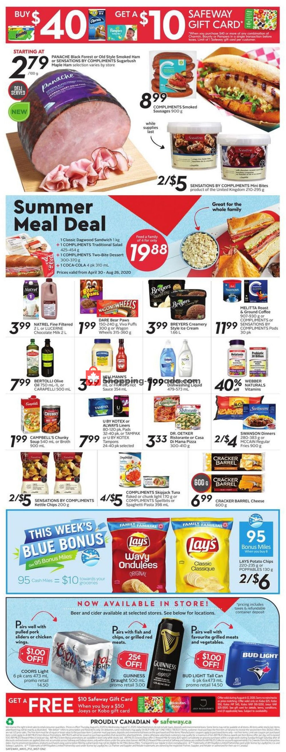 Safeway flyer from Thursday August 6, 2020 to Wednesday August 12, 2020 - page 19