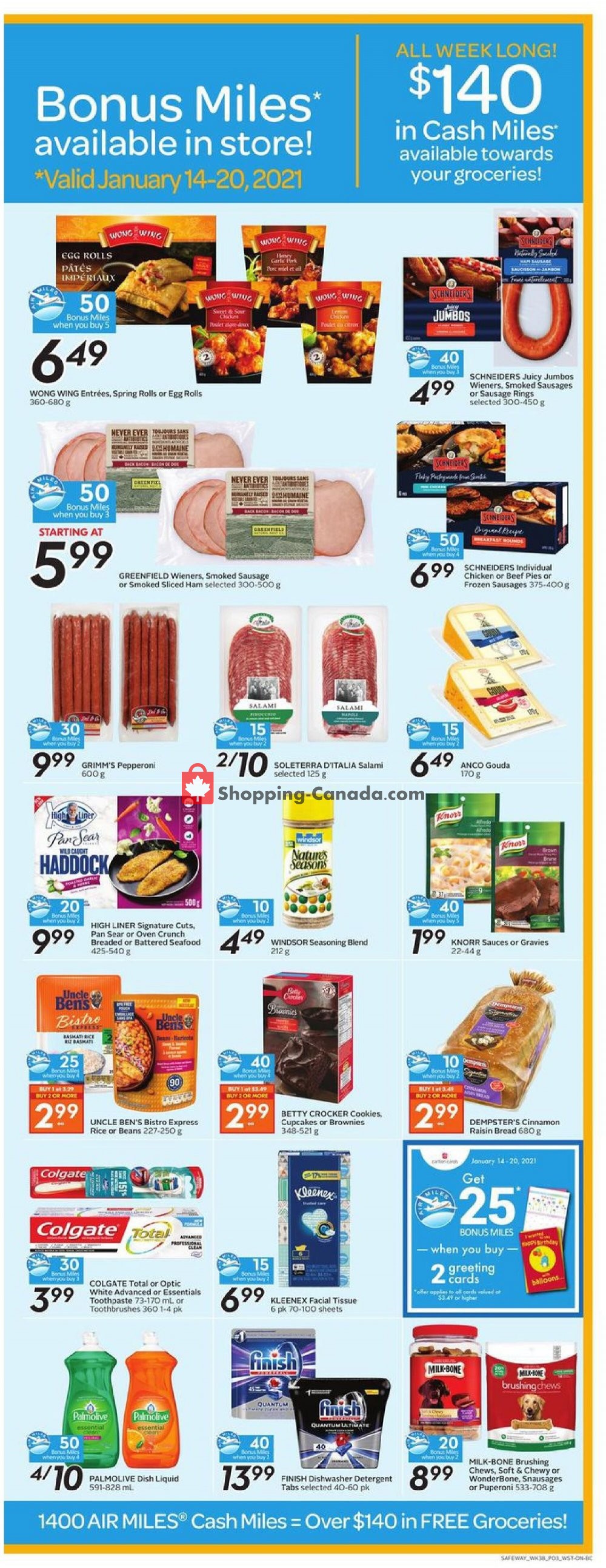Safeway flyer from Thursday January 14, 2021 to Wednesday January 20, 2021 - page 6
