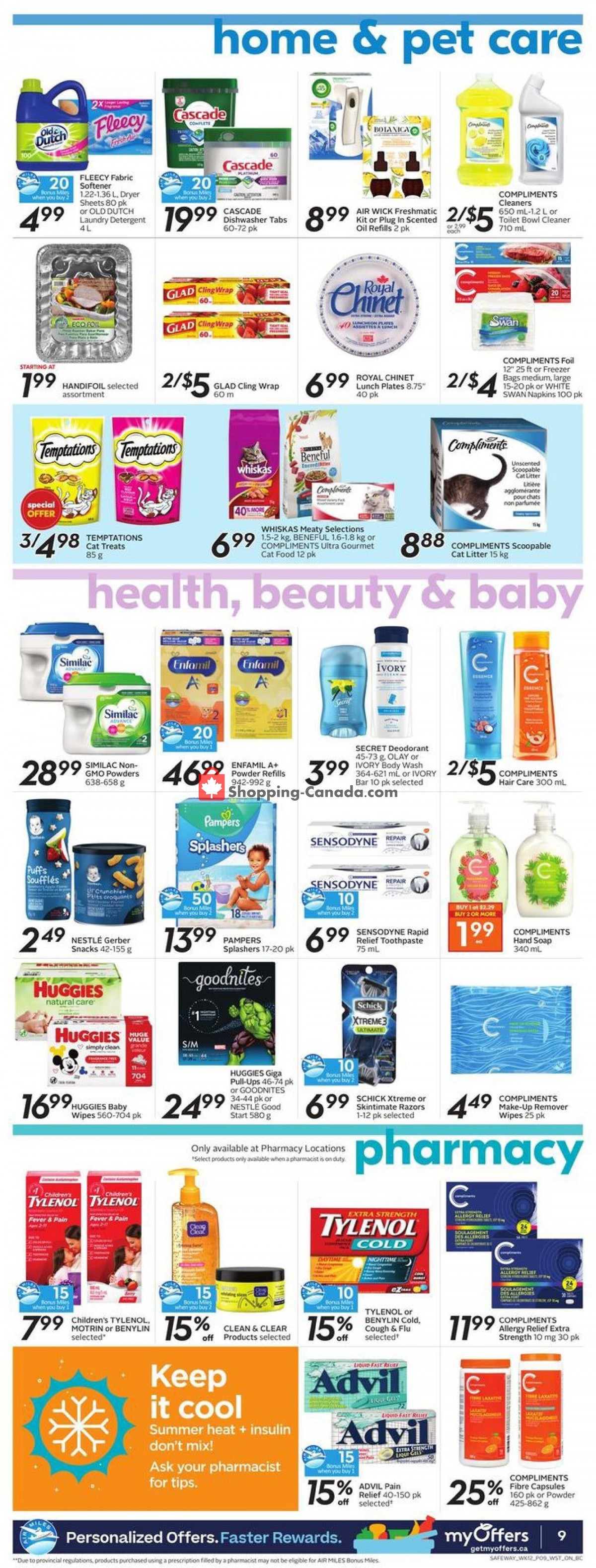 Safeway flyer from Thursday July 15, 2021 to Wednesday July 21, 2021 - page 12