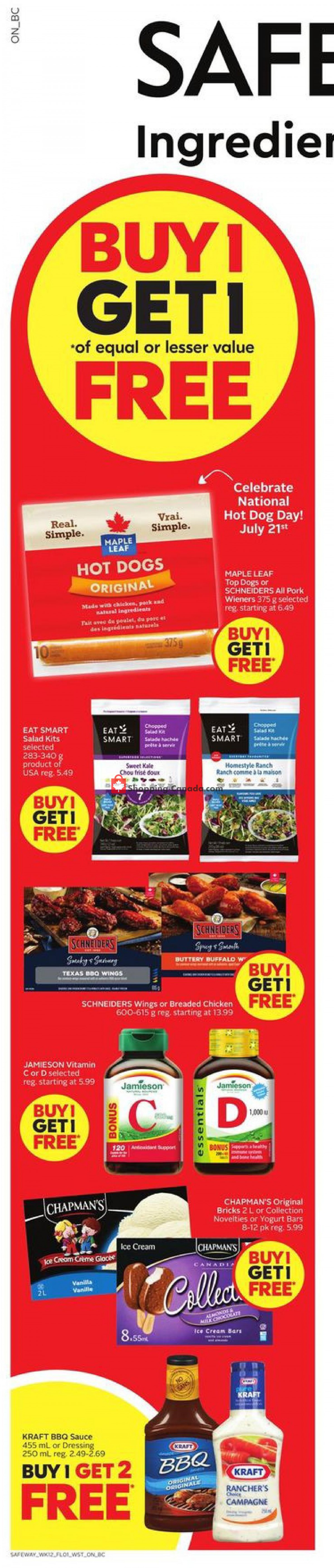 Safeway flyer from Thursday July 15, 2021 to Wednesday July 21, 2021 - page 2