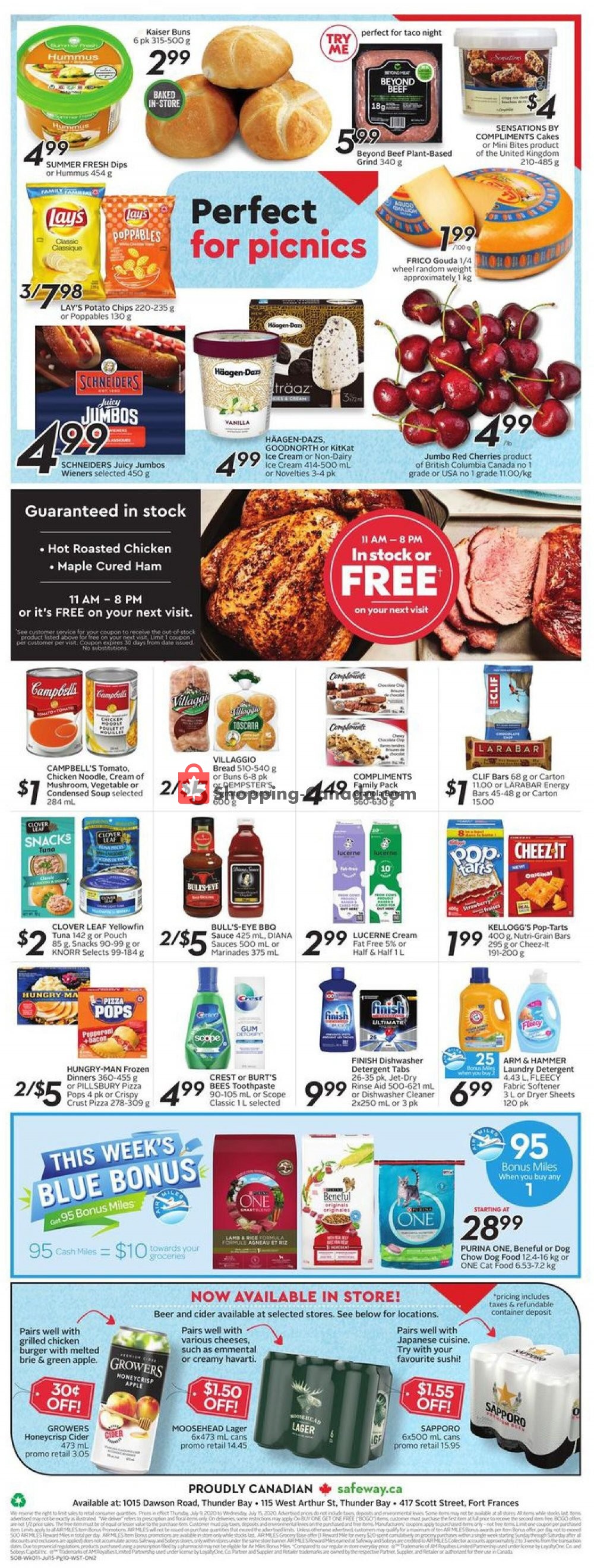 Safeway flyer from Thursday July 9, 2020 to Wednesday July 15, 2020 - page 16