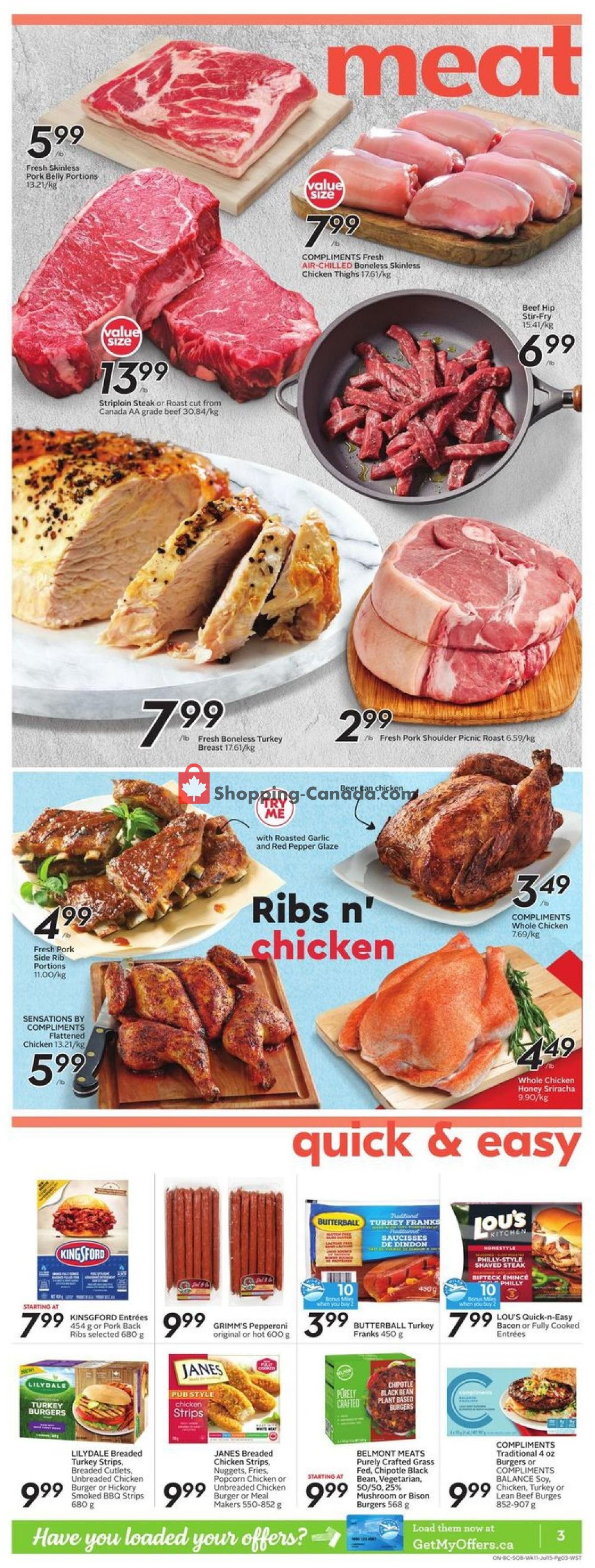 Safeway flyer from Thursday July 9, 2020 to Wednesday July 15, 2020 - page 6