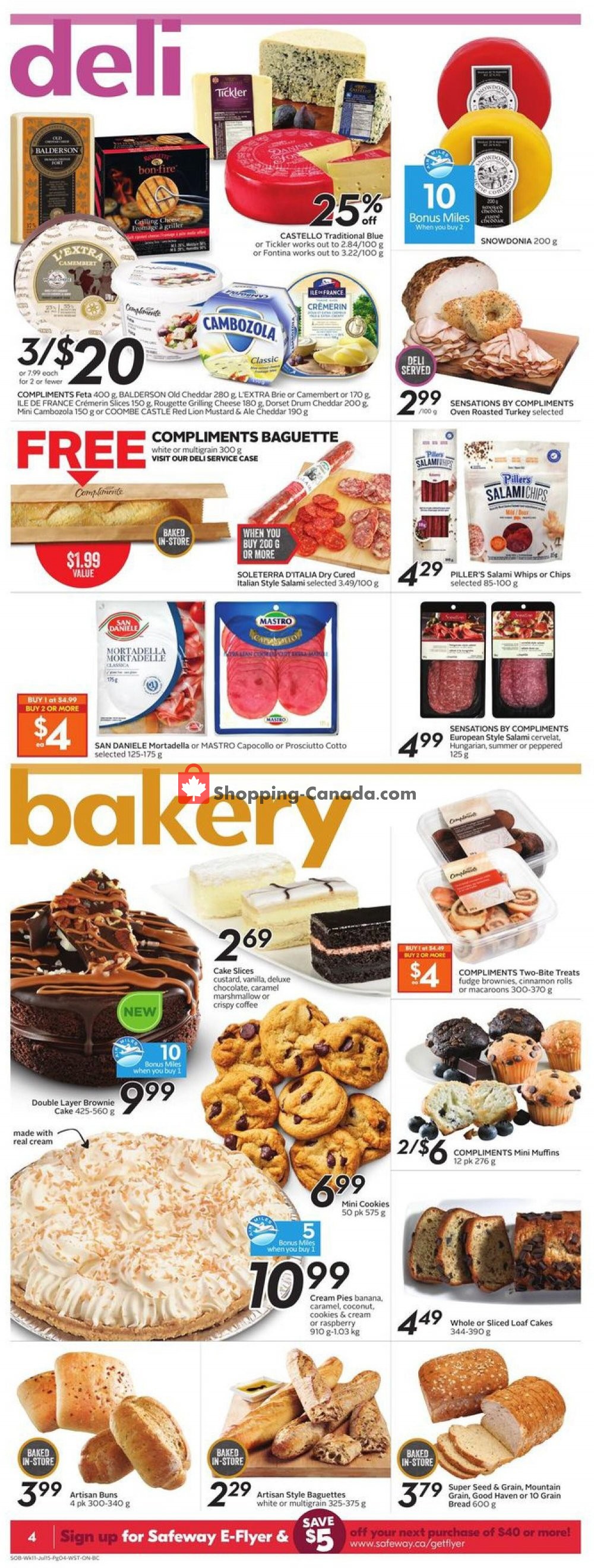 Safeway flyer from Thursday July 9, 2020 to Wednesday July 15, 2020 - page 7