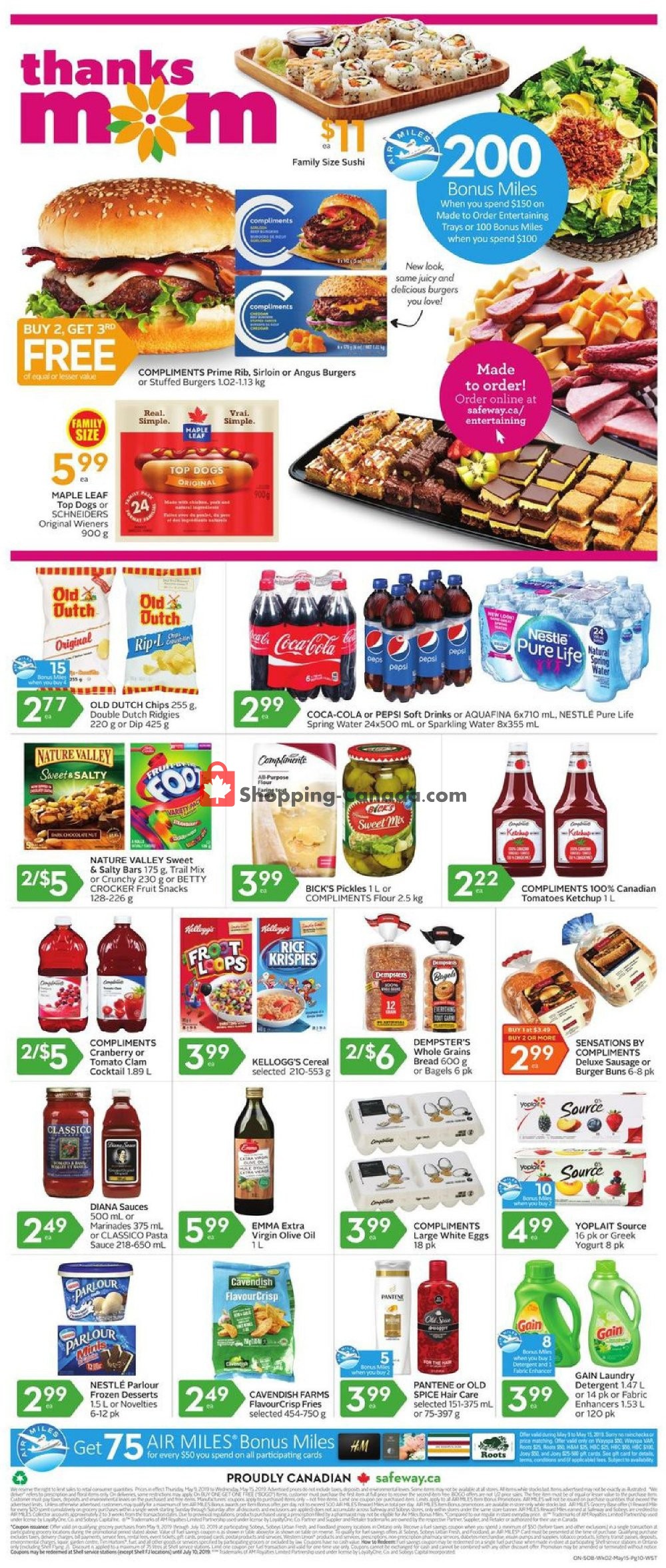 Safeway flyer from Thursday May 9, 2019 to Wednesday May 15, 2019 - page 12