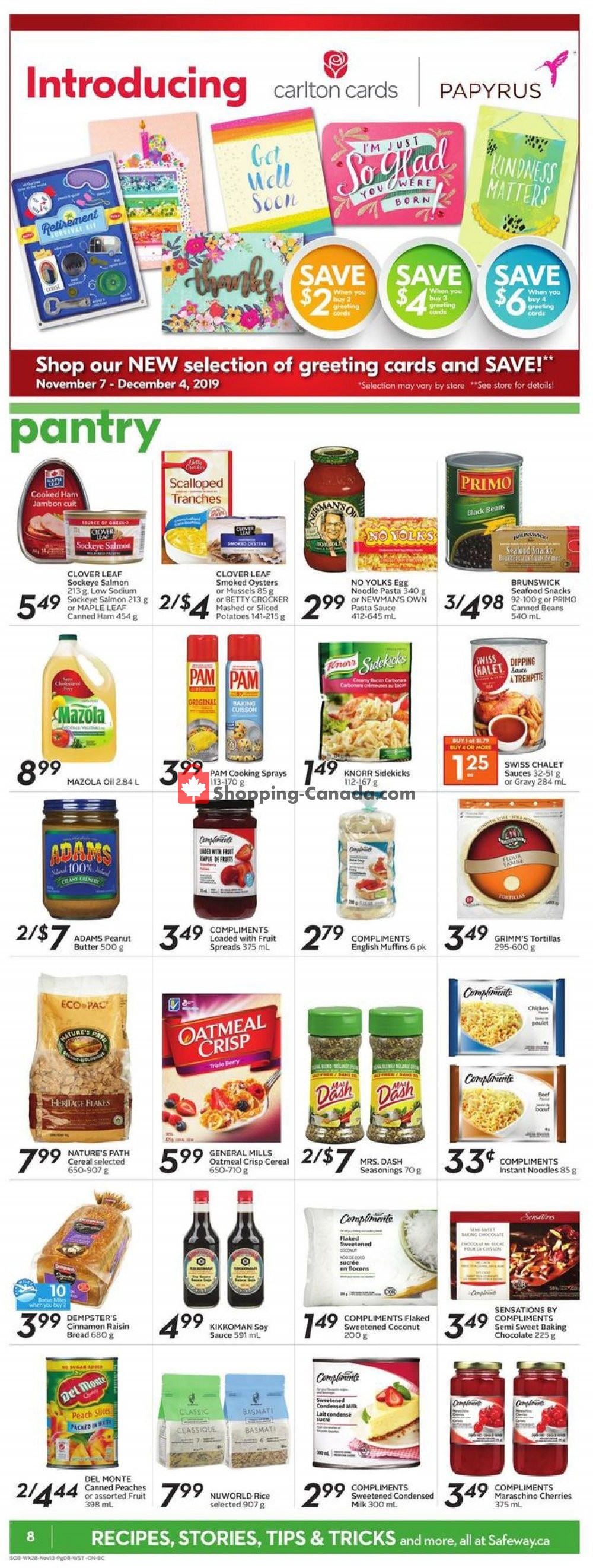 Safeway flyer from Thursday November 7, 2019 to Wednesday November 13, 2019 - page 10
