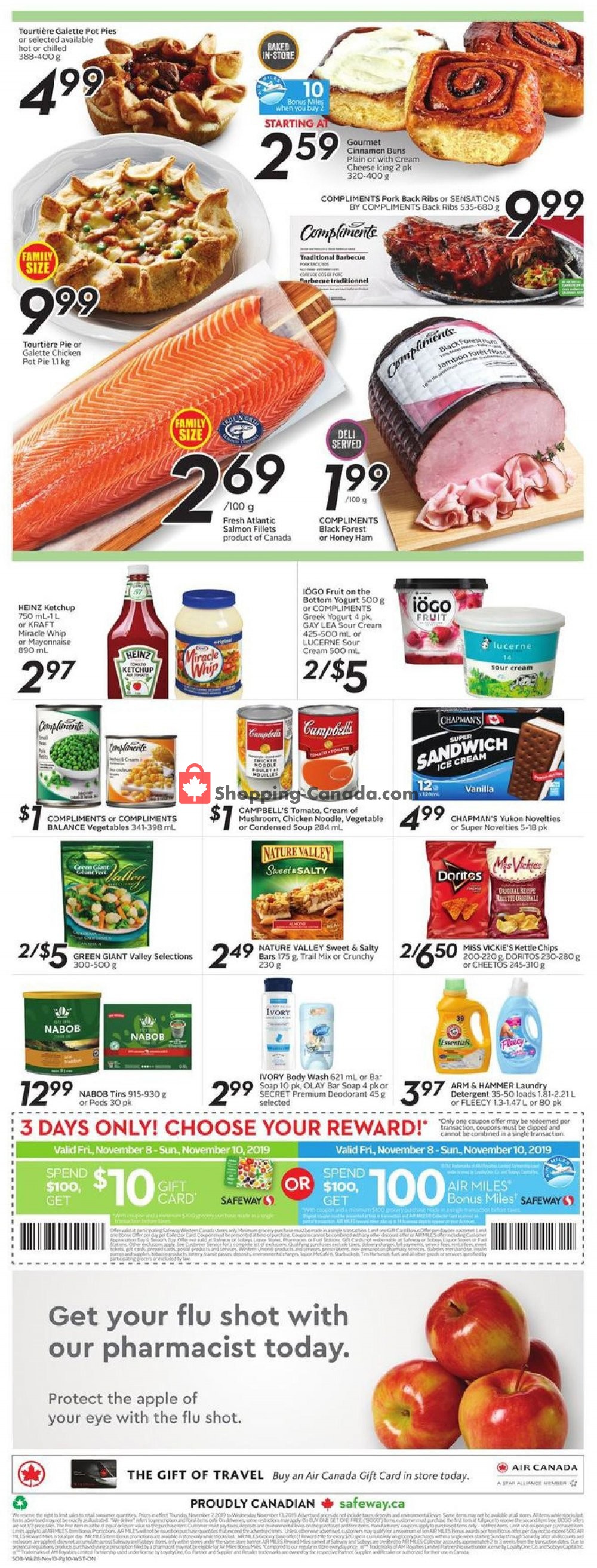 Safeway flyer from Thursday November 7, 2019 to Wednesday November 13, 2019 - page 12
