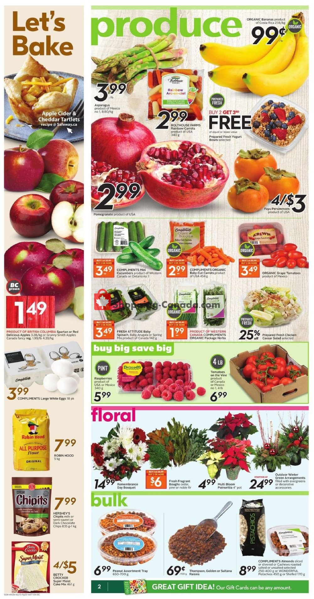 Safeway flyer from Thursday November 7, 2019 to Wednesday November 13, 2019 - page 2