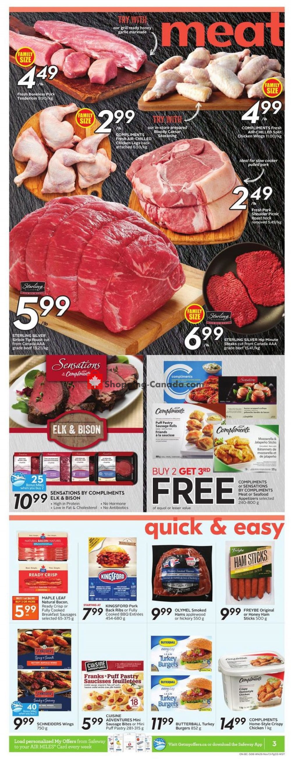 Safeway flyer from Thursday November 7, 2019 to Wednesday November 13, 2019 - page 3