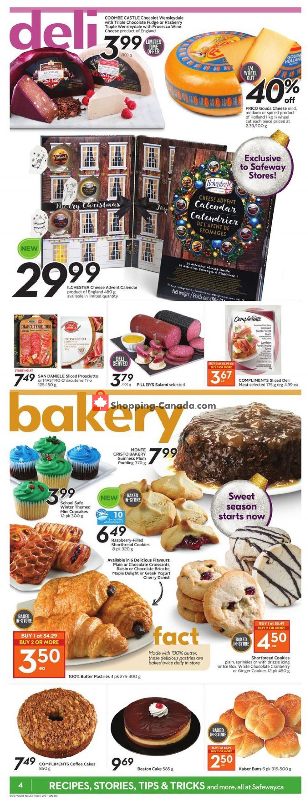 Safeway flyer from Thursday November 7, 2019 to Wednesday November 13, 2019 - page 4