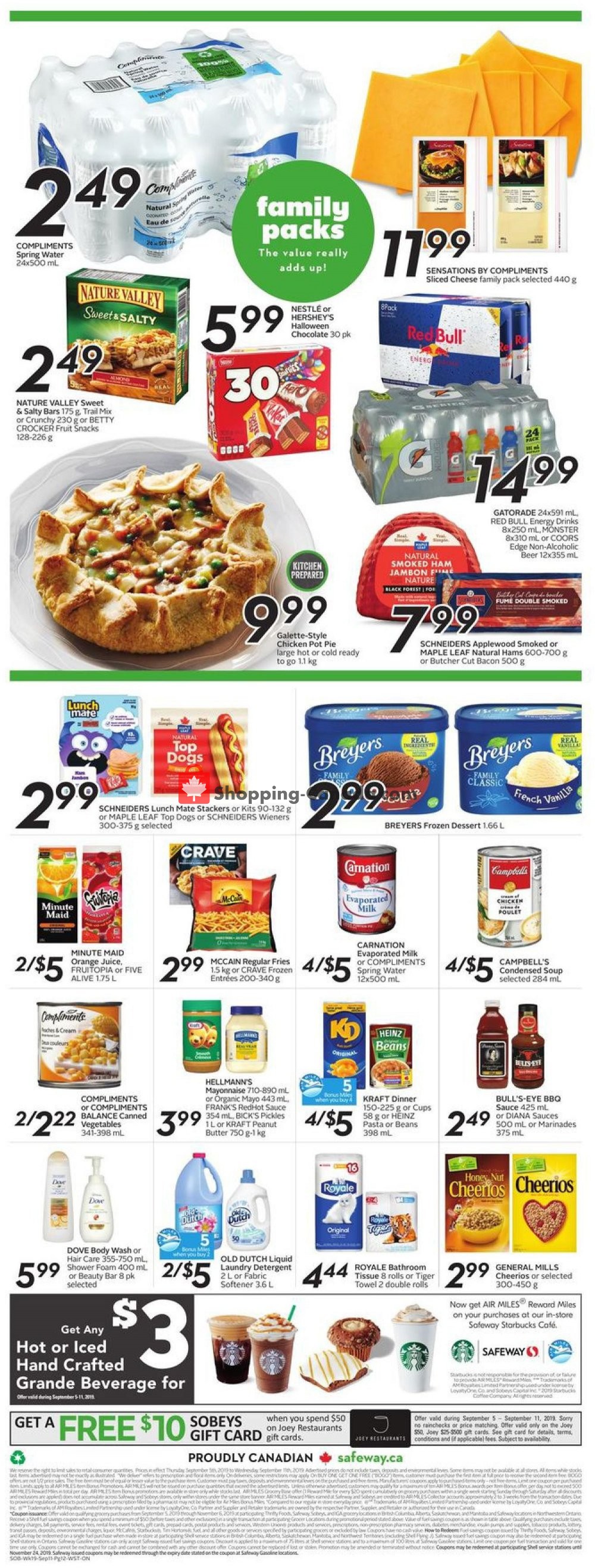 Safeway flyer from Thursday September 5, 2019 to Wednesday September 11, 2019 - page 15