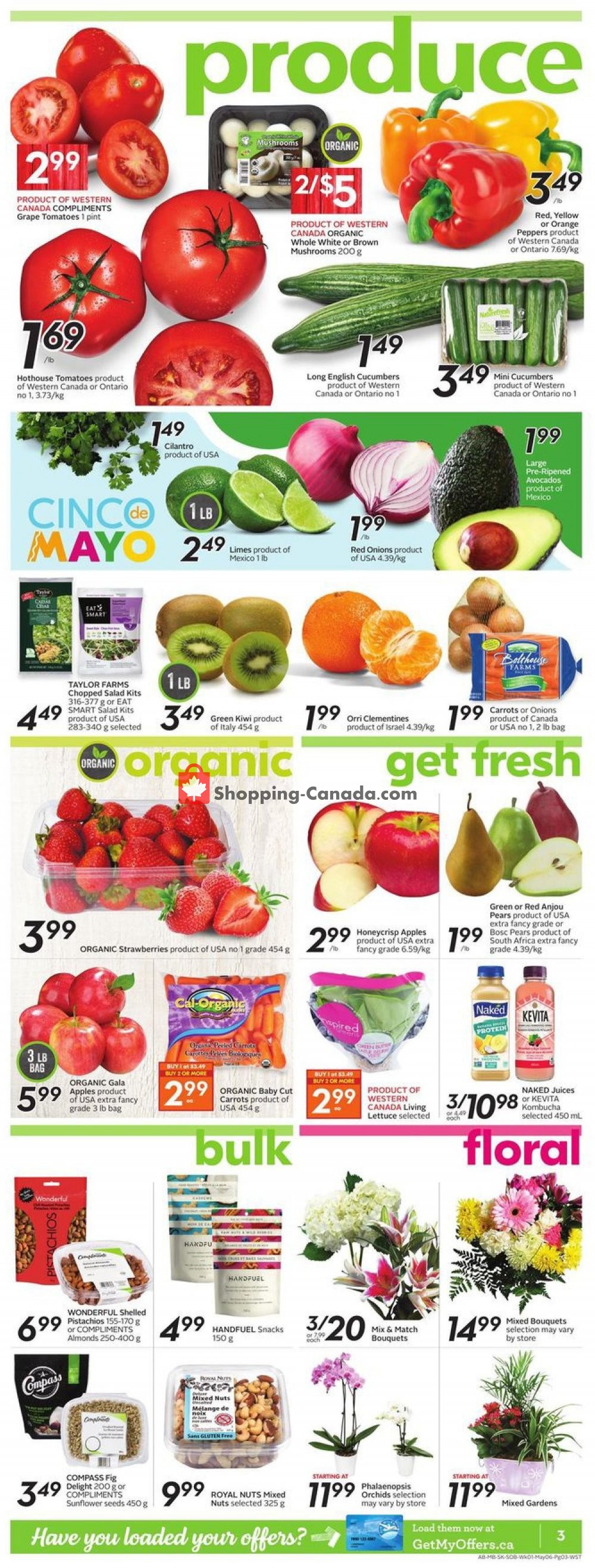 Safeway flyer from Thursday April 30, 2020 to Wednesday May 6, 2020 - page 3