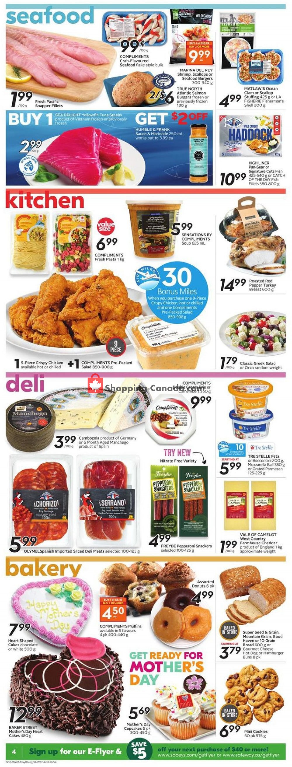 Safeway flyer from Thursday April 30, 2020 to Wednesday May 6, 2020 - page 5