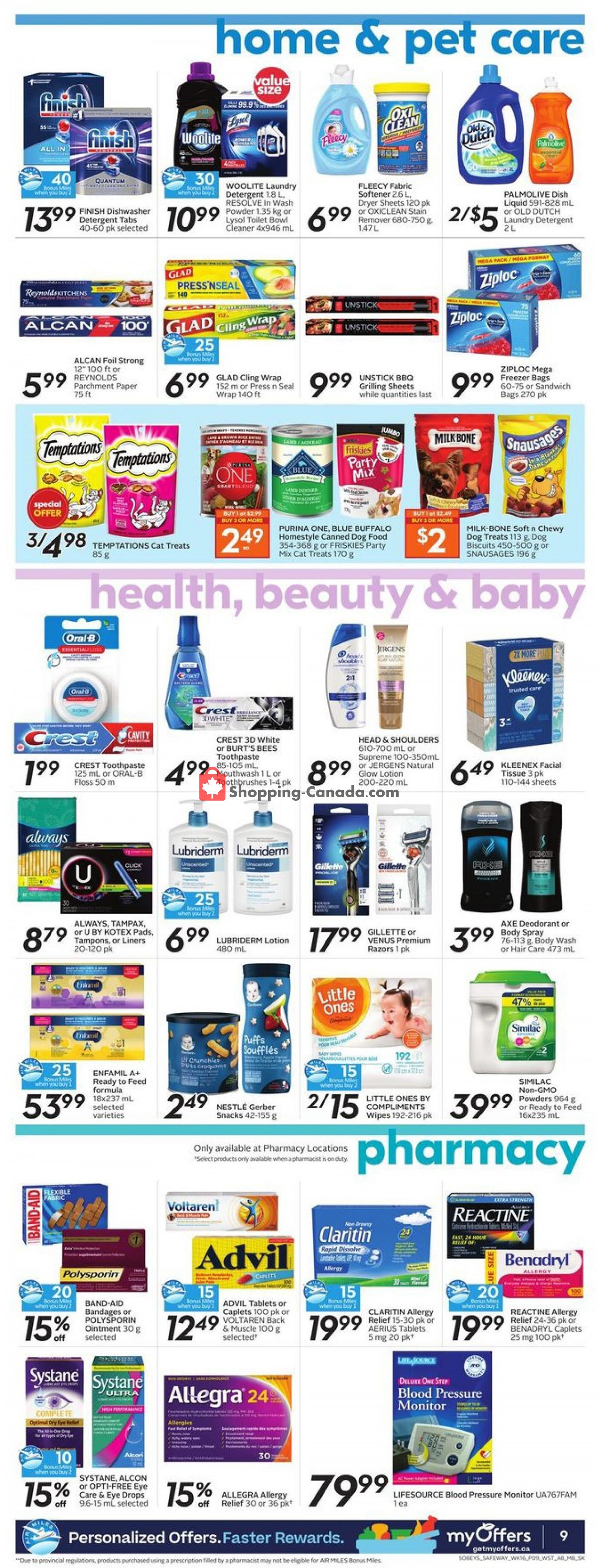 Safeway flyer from Thursday August 12, 2021 to Wednesday August 18, 2021 - page 16