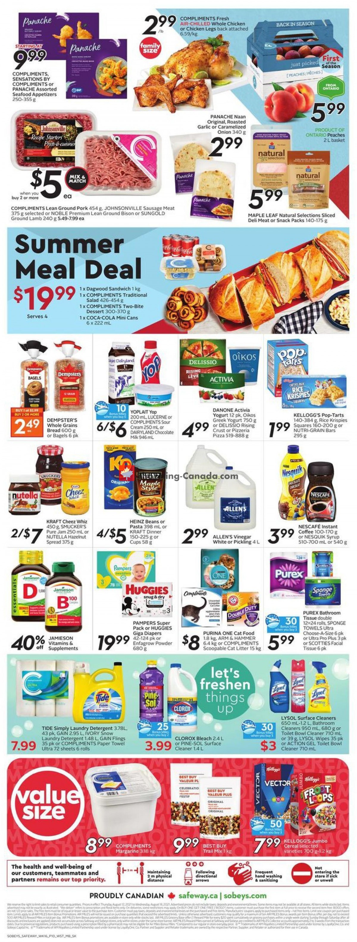 Safeway flyer from Thursday August 12, 2021 to Wednesday August 18, 2021 - page 4